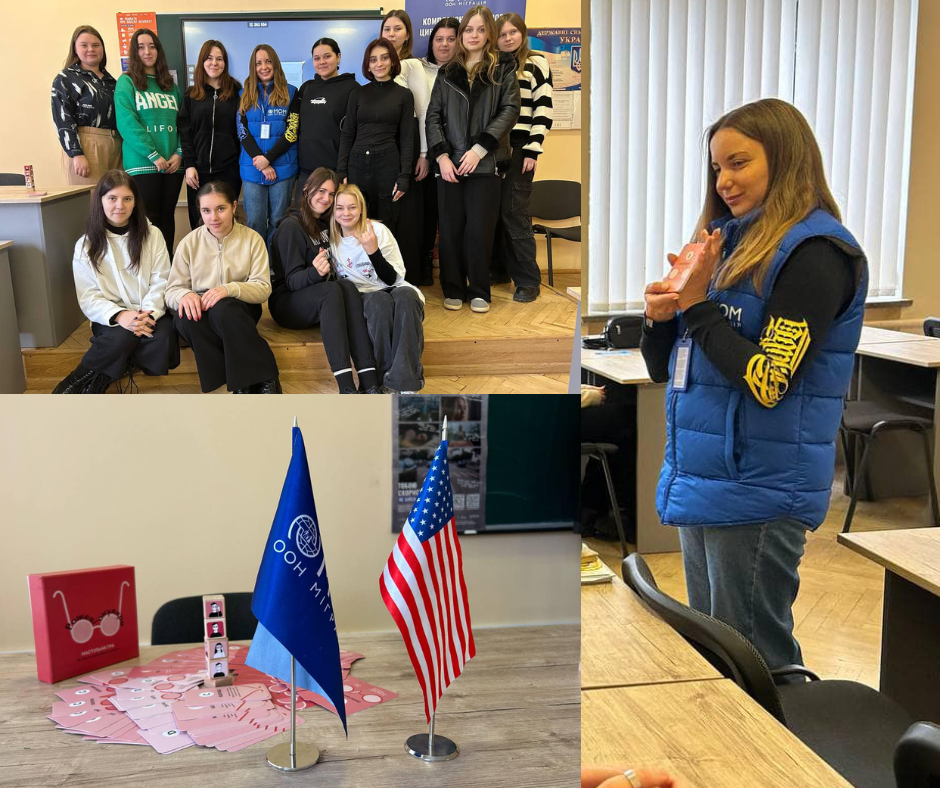 Детальніше про статтю Інформаційна зустріч від МОМ. Безпечна міграція та захист від торгівлі людьми для учнів ЛПКІКМ